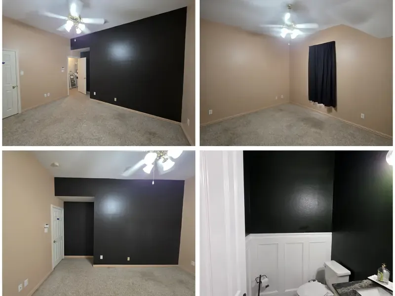 Interior painting with bold accent walls — Plano, TX | Collin County Handyman Company
