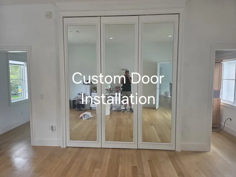 Custom mirror closet door installation — Lucas, TX | Collin County Handyman Company